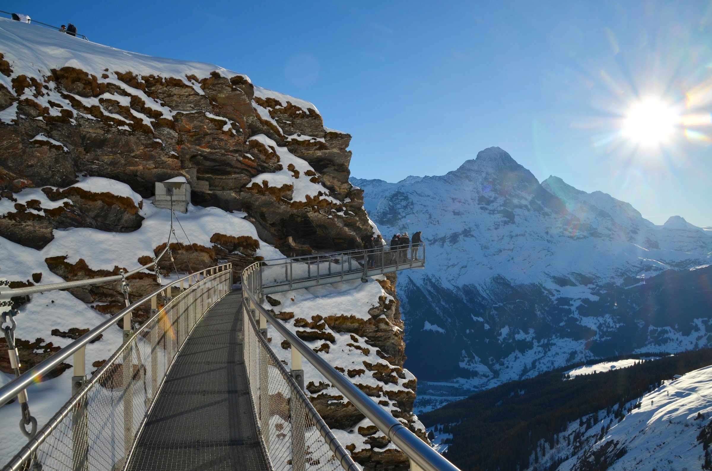 First Cliff Walk by Tissot (Grindelwald First)
